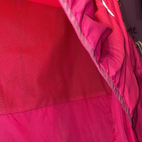 Pink Athletic Works wind breaker mesh back zipper pocket small mark see pics XXL - Picture 9 of 10